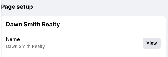 facebook view page settings